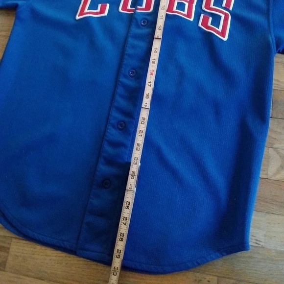 Vtg Starter Kerry Wood #34 Chicago Cubs Baseball Jersey Blue Size Large - Picture 6 of 11